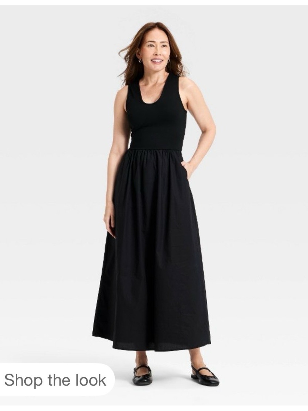 Women’s Knit Woven midi dress-A New Day